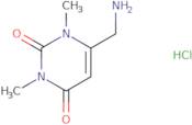 6-(Aminomethyl)-1,3-dimethyl-1,2,3,4-tetrahydropyrimidine-2,4-dione hydrochloride