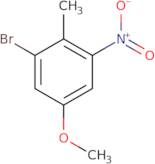 1-Bromo-5-methoxy-2-methyl-3-nitrobenzene