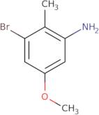 3-Bromo-5-methoxy-2-methylaniline