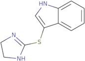 3-(4,5-Dihydro-1H-imidazol-2-ylsulfanyl)-1H-indole