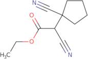 Ethyl 2-cyano-2-(1-cyanocyclopentyl)acetate