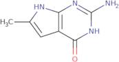 2-amino-6-methyl-7H-pyrrolo[2,3-d]pyrimidin-4-ol