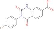 3-(4-Fluorophenyl)-2,4-dioxo-1,2,3,4-tetrahydroquinazoline-7-carboxylic acid