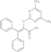 2-[(4,6-Dimethyl-2-pyrimidinyl)oxy]-3,3-diphenyl-2-propenoic acid