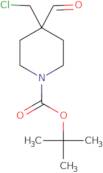 tert-Butyl 4-(chloromethyl)-4-formylpiperidine-1-carboxylate