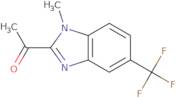 1-[1-Methyl-5-(trifluoromethyl)-1H-1,3-benzodiazol-2-yl]ethan-1-one