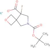 Potassium 5-fluoro-7-[(2-methylpropan-2-yl)oxycarbonyl]-2-oxa-7-azaspiro[3.4]octane-5-carboxylate