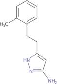 3-[2-(2-Methylphenyl)ethyl]-1H-pyrazol-5-amine