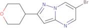 6-Bromo-2-(tetrahydro-2H-pyran-4-yl)pyrazolo[1,5-a]pyrimidine