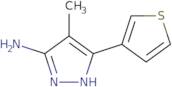 4-Methyl-5-thiophen-3-yl-1H-pyrazol-3-amine