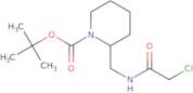 2-[(2-Chloro-acetylamino)-methyl]-piperidine-1-carboxylic acid tert-butyl ester