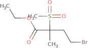 (2S)-Ethyl 4-bromo-2-methyl-2-(methylsulfonyl)butanoate