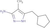 5-(Cyclopentylmethyl)-4-methyl-1H-pyrazol-3-amine