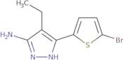 5-(5-Bromothiophen-2-yl)-4-ethyl-1H-pyrazol-3-amine