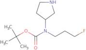 tert-Butyl N-(3-fluoropropyl)-N-[(3S)-pyrrolidin-3-yl]carbamate