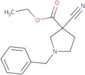 Ethyl 1-benzyl-3-cyanopyrrolidine-3-carboxylate