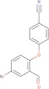 4-(4-Bromo-2-formylphenoxy)benzonitrile