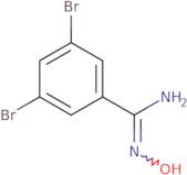 (E)-3,5-Dibromo-N'-hydroxybenzene-1-carboximidamide