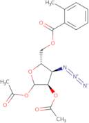 1,2-Di-O-acetyl-3-azido-3-deoxy-5-O-toluoyl-D-ribofuranose