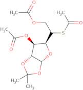 3,6-Di-O-acetyl-5-S-acetyl-5-deoxy-1,2-O-isopropylidene-α-D-glucofuranose