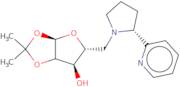 5-Deoxy-1,2-O-isopropylidene-5-[(2R-pyridin-2-yl-pyrrolidine)-1-yl]-a-D-xylofuranose