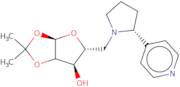 5-Deoxy-1,2-O-isopropylidene-5-[(2R-pyridin-4-yl-pyrrolidine)-1-yl]-a-D-xylofuranose