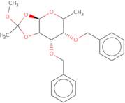 3,4-Di-O-benzyl-1,2-O-(1-methoxyethylidene)-b-L-rhamnopyranose