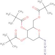 2-Deoxy-3,4,6-tri-O-pivaloyl-D-glucopyranosyl azide