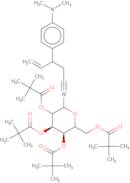 N-[2-(4'-Dimethylaminophenyl)-1-cyano-3-butene]-2,3,4,6-tetra-O-pivaloyl-D-glucopyranoside