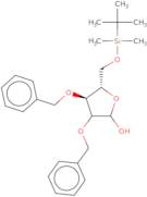 2,3-Di-O-benzyl-5-O-tert-butyldimethylsilyl-L-arabinofuranose