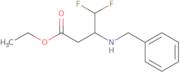 4,4-Difluoro-3-[(phenylmethyl)amino]butanoic acid ethyl ester