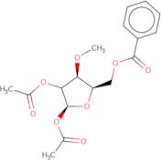 1,2-O-Di-O-acetyl-5-O-benzoyl-3-O-methyl-D-ribofuranose