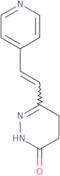 (E)-4,5-Dihydro-6-(2-(4-pyridinyl)ethenyl)-3(2H)-pyridazinone