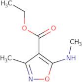 Ethyl 3-methyl-5-(methylamino)-1,2-oxazole-4-carboxylate