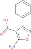 5-Amino-3-phenyl-1,2-oxazole-4-carboxylic acid