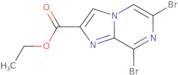 ethyl 6,8-dibromoimidazo[1,2-a]pyrazine-2-carboxylate