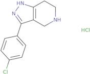 3-(4-Chlorophenyl)-4,5,6,7-tetrahydro-1H-pyrazolo[4,3-c]pyridine hydrochloride