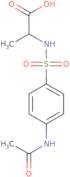 2-(4-Acetamidobenzenesulfonamido)propanoic acid