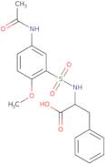 2-(5-Acetamido-2-methoxybenzenesulfonamido)-3-phenylpropanoic acid