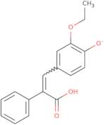 3-(3-Ethoxy-4-hydroxyphenyl)-2-phenylprop-2-enoic acid