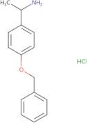 1-[4-(Benzyloxy)phenyl]ethan-1-amine hydrochloride