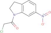 2-Chloro-1-(6-nitro-2,3-dihydro-1H-indol-1-yl)ethan-1-one