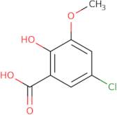 5-Chloro-2-hydroxy-3-methoxybenzoic acid