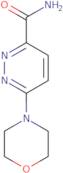 3-Pyridazinecarboxamide, 6-(4-morpholinyl)