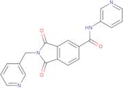 1,3-Dioxo-N-(pyridin-3-yl)-2-[(pyridin-3-yl)methyl]-2,3-dihydro-1H-isoindole-5-carboxamide