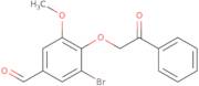 3-Bromo-5-methoxy-4-(2-oxo-2-phenylethoxy)benzaldehyde