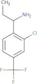 1-[2-Chloro-4-(trifluoromethyl)phenyl]propan-1-amine