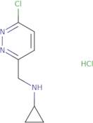 N-((6-Chloropyridazin-3-yl)methyl)cyclopropanamine hydrochloride