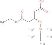 Ethyl (S)-3-(tert-butyldimethylsiloxy)glutarate