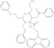 Ethyl 2-O-benzoyl-4,6-di-O-benzyl-3-Fmoc-b-D-thiogalactopyranoside